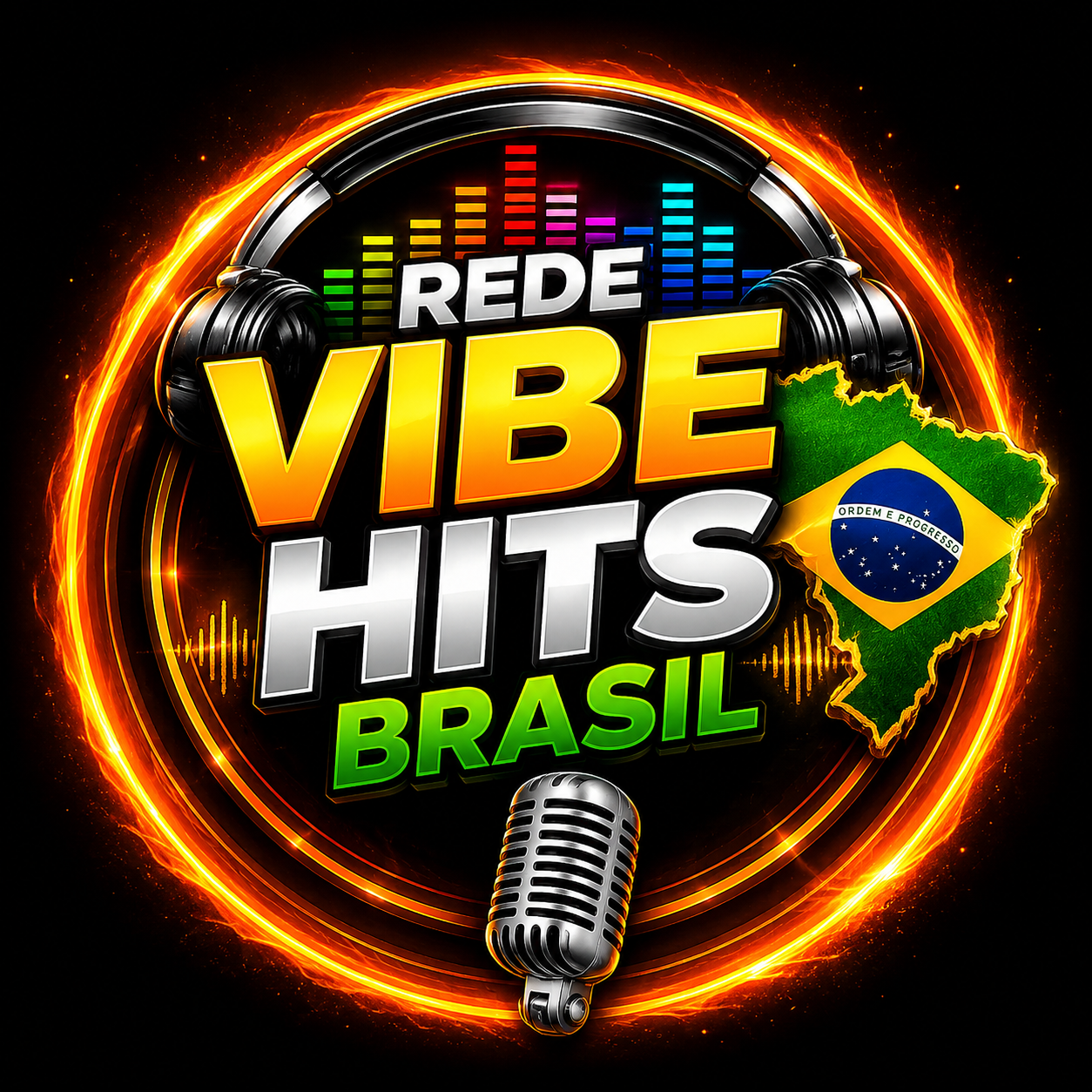 Logo da Rede Vibe Hits Brasil